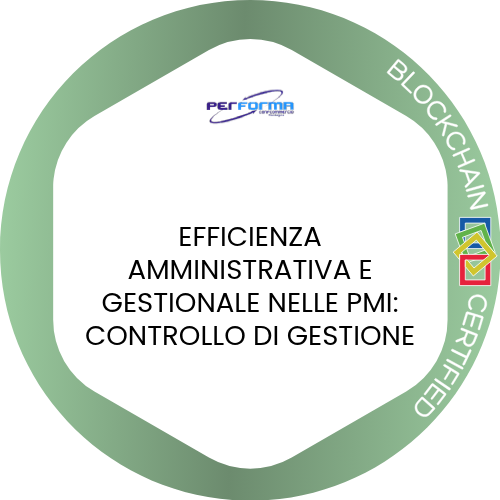 EFFICIENZA AMMINISTRATIVA E GESTIONALE NELLE PMI: CONTROLLO DI GESTIONE